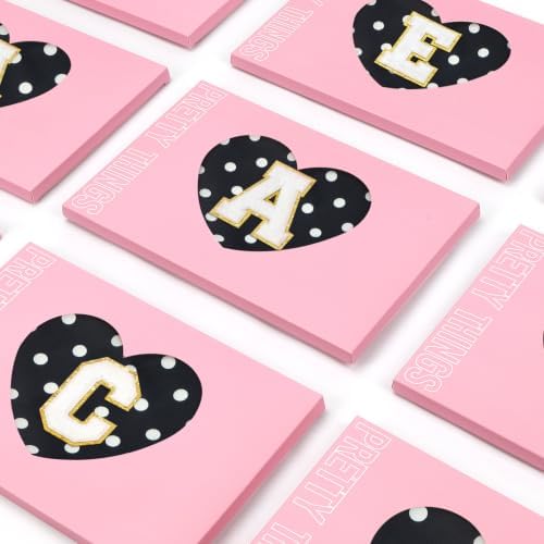 mibasies 2 PCS Initial Makeup Bags for Women: Cosmetic Bag for Travel Toiletry - Birthday Gifts for Teen Girl Gifts Trendy Stuff - Graduation Teacher Gift for Girlfriend -Polka Dot Black K - Image 7