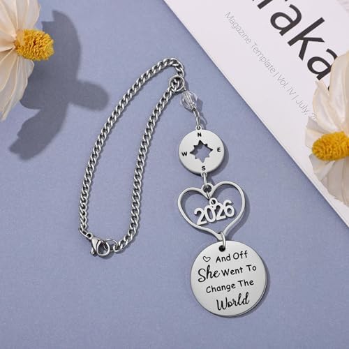 Graduation Gifts for Women Her, Class of 2026 Rear View Mirror Accessories - Image 3