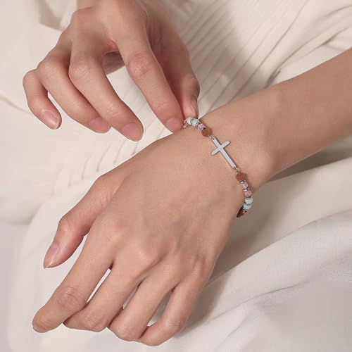 LINGYUAN Graduation Bracelet for Her 2026, Beaded Jewelry Gift with Inspirational Message Card, Adjustable Keepsake for High School or College Graduate - Image 4