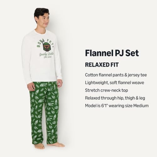 Amazon Essentials Disney | Marvel | Star Wars Men's Soft & Comfortable Flannel Pajama Sleep Sets - Image 2