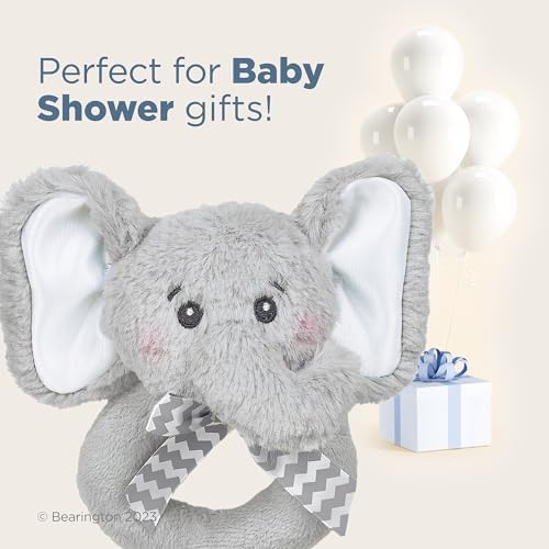Bearington Collection Baby Lil' Spout, 5.5 in Gray Elephant Plush Stuffed Animal, Baby Elephant Stuff - Image 5