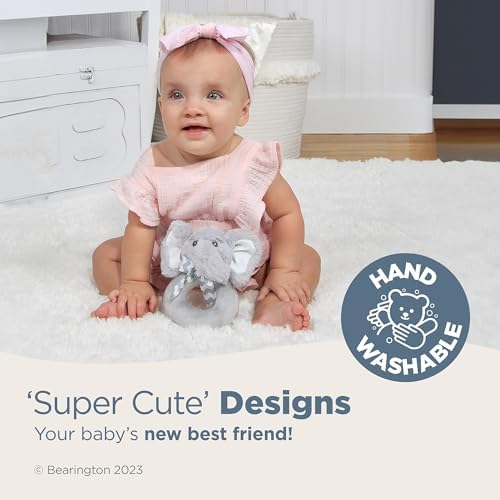Bearington Collection Baby Lil' Spout, 5.5 in Gray Elephant Plush Stuffed Animal, Baby Elephant Stuff - Image 3