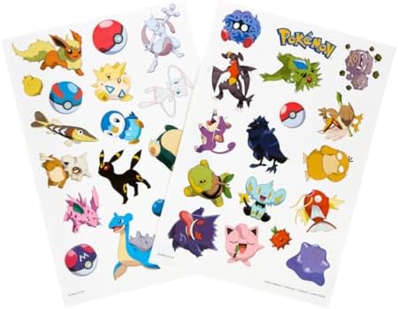 Crayola Giant Pokemon Coloring Book (288 Pages), 2 Sticker Sheets, Coloring Book for Kids & Adults, Travel Activity, Pokemon Gift for Kids, 3+ - Image 4