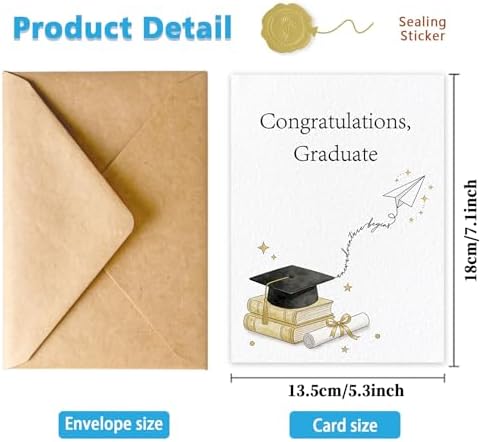 Elegant Graduation Card Gift for High School and College Graduate - Image 3