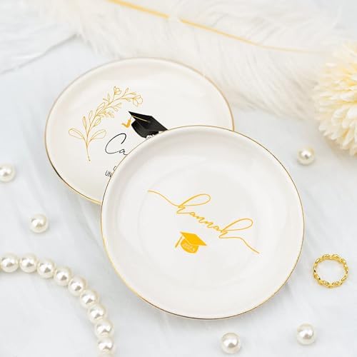 IZI POD Personalized Graduation Gifts for Her, Graduation Jewelry Dish, A Sweet Ending to a New Beginning, Gradua Senior Class of 2026, Gifts for Her, Women, Best Friends /5 - Image 4