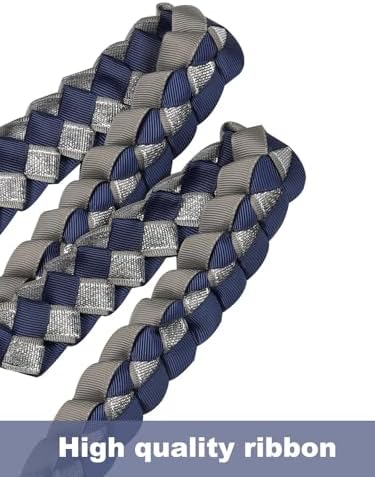 TFTAFAN Graduation Ribbon Lei Graduation Leis Necklace Class of 2026 Graduation Necklace Braided Necklace Graduation Gift Party Accessories for Women and Men - Image 3