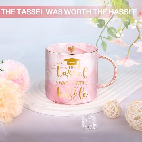 Graduation Gifts, Class of 2026 Grad Gift s College Graduation Gifts for Women The Tassel was Worth The Hassle Graduation Gift Basket-Graduation Coffee Mug Candles Keychain Socks Set - Image 3