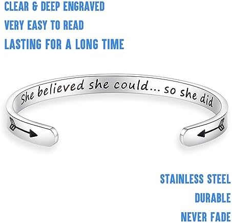 SAM & LORI Personal Bracelets for Teens/Women-Inspirational Jewelry Gifts (Various Designs) for Daughter/Sister/Mom/Friends-Adjustable Bracelet in a Pretty Gift Box - Image 5
