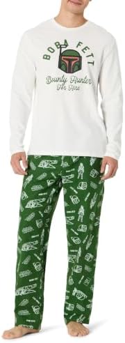 Amazon Essentials Disney | Marvel | Star Wars Men's Soft & Comfortable Flannel Pajama Sleep Sets by AmazonEssentials
