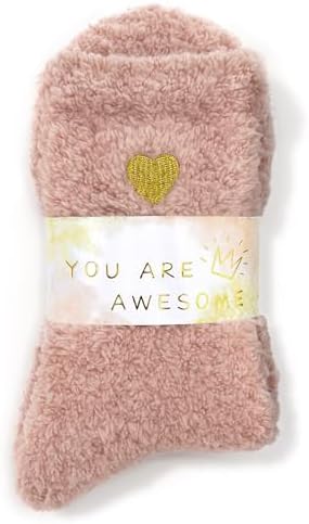 Coral Fleece Cloud Fuzzy Socks for Women Ultra-Soft Gifts for Women by AmericanTrends