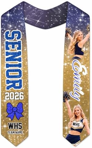 Nani Personalized Class of 2026 Graduation Sash, Custom Graduate & Soccer Stole, Gift for Him, Her, Senior Graduation by Nani
