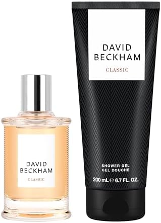 David Beckham Classic Eau de Toilette + Shower Gel Gift Set, Notes of Grapefruit, Cashmere Wood, and Musk, Men's Fragrance, Long Lasting, Everyday Fragrance - Image 2