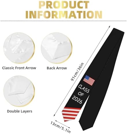 Class of 2026 Graduation Stole,Cute Elegant Honor Sash for Graduation 2026 Unisex Adult Graduates - Image 4