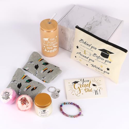 Kolewo4ever 10 Pieces Graduation Gifts Set for Her,Class of 2025 Graduation Gifts for Her Girls Daughter Senior 2025 High School College PhD Masters Degree Graduate Gift for Women - Image 6