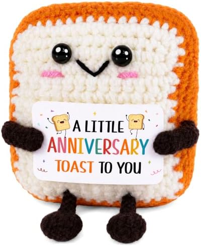 OASSIE Anniversary Wedding Gifts for Women Men - Positive Crochet Toast by Oassie