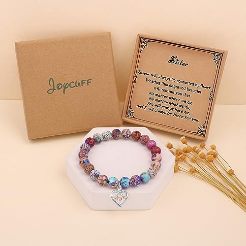 Gifts for Women Faith Cross Bracelet, Unique Amazonite Bracelets for Women - Image 7