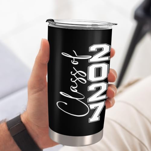 Class of 2027 Senior Night Gifts for Men Women 20oz Seniors Year Tumbler - Image 2