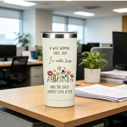 Retirement Gifts for Women 2026 - Funny Retirement Gifts for Coworker Leaving - Farewell, Leaving, Goodbye Gift for Coworkers, Friends - 20oz Tumbler, Retirement Tumbler - Image 6