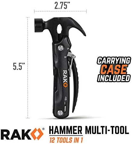 RAK Hammer Multitool BirthdayGifts for Men - Cool Unique Gifts Who Have Everything - Compact DIY Survival Multi Tool - Backpacking & Camping Accessories - Gadget Gifts - Image 6
