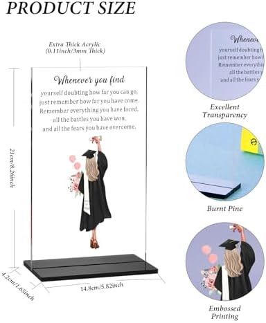 Class of 2026 College Graduation Gifts for Her Teens Girls Women Graduation Decorations Class of 2026 for College University Friends Daughter Inspirational End of Year Student Gifts for Women Her - Image 2