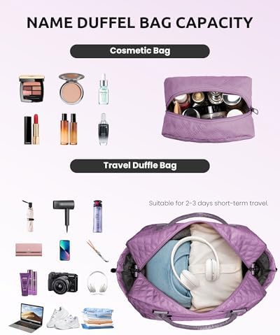 Birthday Gifts for Women-Letter Travel With Makeup Bag for Girl - Image 4
