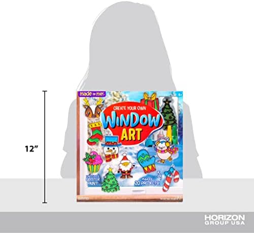 Made By Me Create Your Own Window Art Kit, Holiday Suncatchers - Image 5