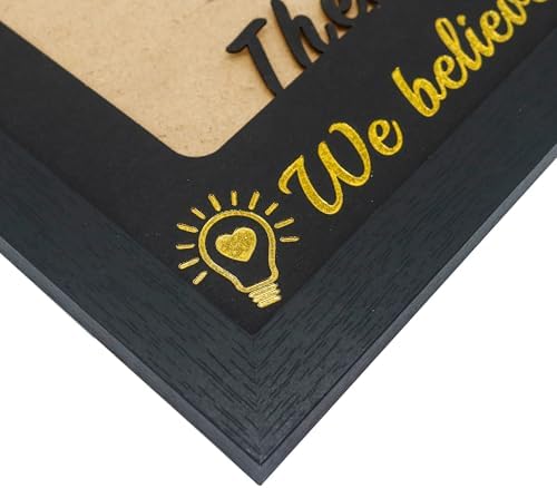 GMFrames Then and Now Graduation Frame – Double 5x7 Photo Display, Wooden Keepsake for High School & College Grad Party - Image 5