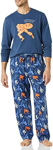 Amazon Essentials Disney | Marvel | Star Wars Men's Soft & Comfortable Flannel Pajama Sleep Sets by AmazonEssentials