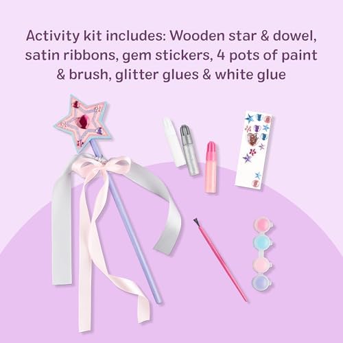 Melissa & Doug Created by Me Princess Wand Wooden Craft Kit - Image 3