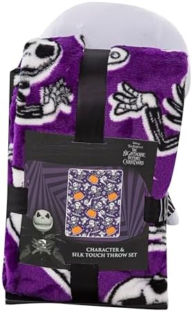 Northwest Nightmare Before Christmas Silk Touch with Hugger, Jack Smackdown, 50 x 40 inches - Image 5