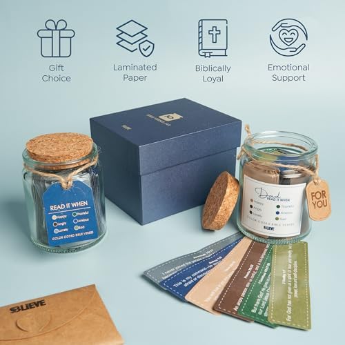 BLIEVE Read Me When Bible Verse Jar For Men - Image 3