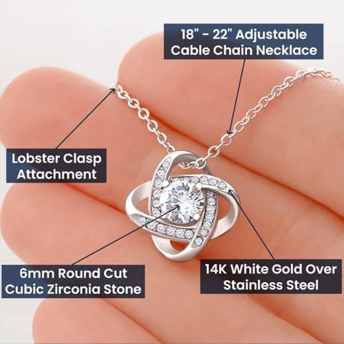 Graduation Gifts, Graduation Necklace Knot Love Seniors College High School for Daughter Granddaughter Sister Niece Best Friend - Image 3