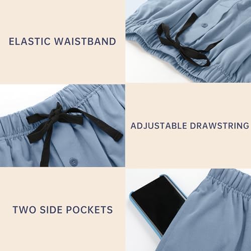BAMBOO COOL Mens Pajama Set Lightweight Sleepwear Pjs - Image 5