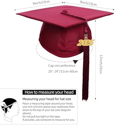 Newrara Graduation Gown Cap Tassel Set - Image 4
