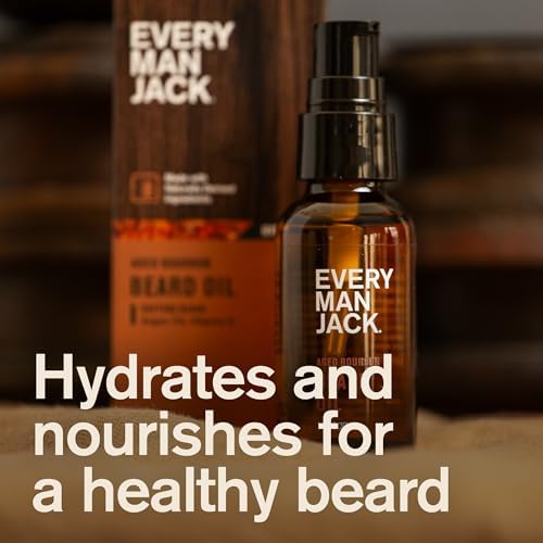 Every Man Jack Hydrating Beard Oil for Men, Aged Bourbon, 1oz (2pk) - Image 2