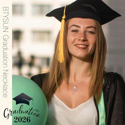 Graduation Gifts, Graduation Gift for Her Initial Necklaces for Women Class of 2026 Gifts Letter A - Z High Shool Senior Master Degree Graduate Necklace for Daughter Sister Granddaughter Girlfriend - Image 6