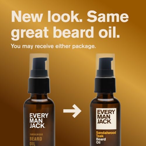 Every Man Jack Hydrating Beard Oil for Men, Sandalwood Teak, 1oz - Image 3