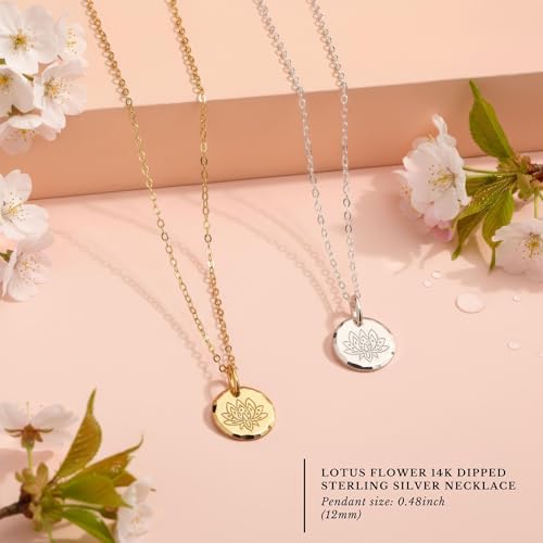 HOPE LOVE SHINE Inspirational Necklaces Women Sterling Silver Gold - Image 2