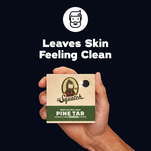 Dr. Squatch Natural Men’s Bar Soap, Body Soap Bar (5oz, 5-Pack) - Image 2