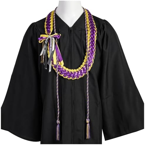 TFTAFAN Graduation Leis and Graduation Honor Cords Class of 2026 Graduation Ribbon Lei Graduation Necklace Braided Necklaces gift for Student Gifts Party Supplies - Image 6