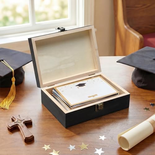 Graduation Memory Keepsake Box with Photo Custom 2026 Large Grad Card Box with Customized Picture Gift for Him Her for Graduate Grad High School Party(Black,Religious) - Image 6