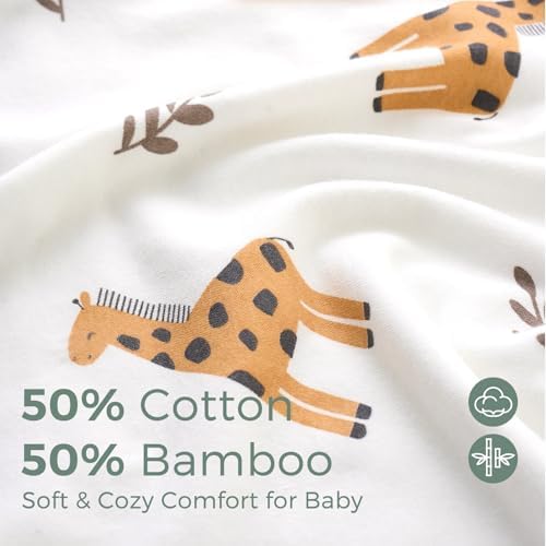 Momcozy Baby Towels, Soft Absorbent Bath Towel for Newborn&Toddler,Zebra - Image 4