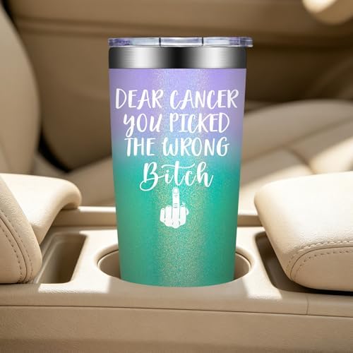BIRGILT Breast Cancer Gifts for Women - After Breast Surgery Gifts for Women - Get Well Gift for Survivor Patients Female - 20oz Insulated Tumbler Cup - Image 5