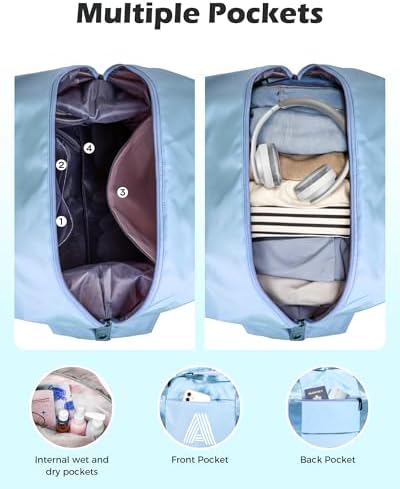 Cute Bags for Girls, Initial Travel Duffel Bag, Sports Gym Bags - Image 5