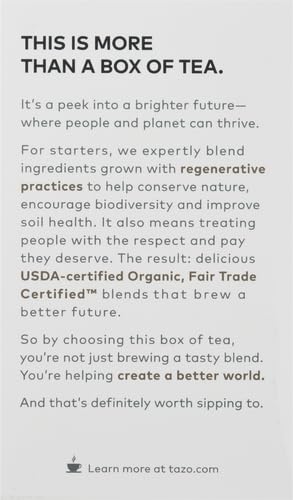 TAZO Tea Bags, Black Tea, English Breakfast | Regenerative Organic | 16 Count | Pack of 2