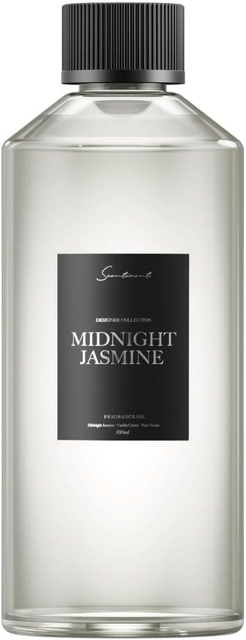 Scentiment Diffuser Oil - Midnight Jasmine | Home Aromatherapy Fragrance Oil (500ml)
