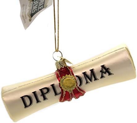 Kurt S. Adler Noble Gems? Diploma Glass Ornament by KurtSAdler