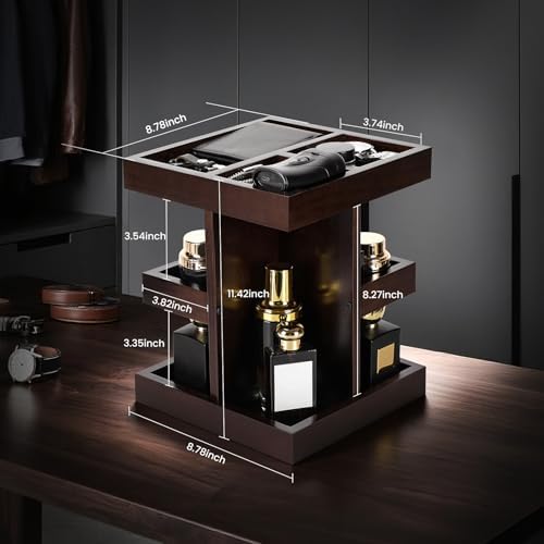 EXIN DECHEN Cologne Organizer for Men,Cologne Stand,Birthday Gifts for Men - Image 2