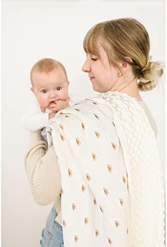 Konssy Soft Muslin Baby Blanket for Unisex Boys & Girls, 30 x 40 Inch - Image 6