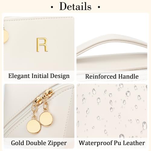 Initial Makeup Bag Personalized Gift for Women Teen Girls - Image 5